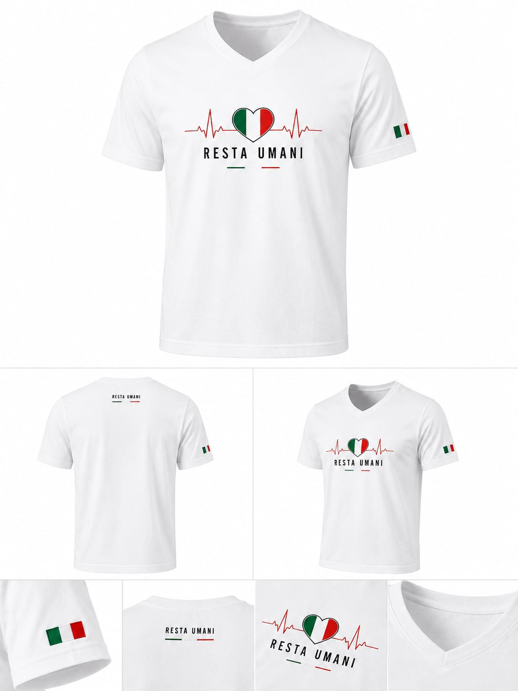RESTA UMANI Premium V-Neck | Milano Edition