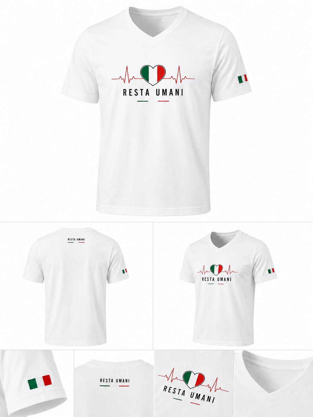 RESTA UMANI Premium V-Neck | Milano Edition
